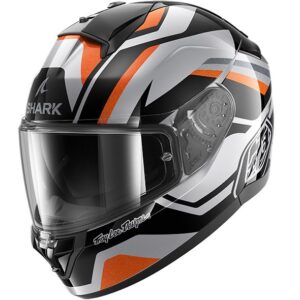 SHARK Ridill 2 TLD Apex Silver / Black / Orange Full-Face Helmet - Image 1