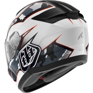 Casco integral SHARK Ridill 2 TLD Matrix Blanco / Plata / Rojo - Imagen 3