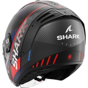 Casco jet SHARK RS Jet Carbon Speed-Tech Carbono / Azul / Rojo - Imagen 3
