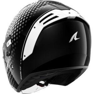 SHARK RS Jet Stride Black / White / Black Open-Face Helmet - Image 3