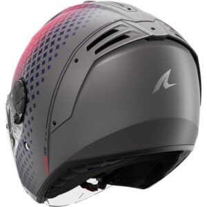 Casco jet SHARK RS Jet Stride Plata / Violeta / Azul - Imagen 3