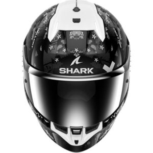 Casco integral SHARK Skwal i3 Hellcat Negro / Chrom / Plata - Imagen 3