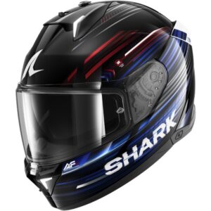 Casco integral SHARK Skwal-i3 Light-Blur Negro / Rojo / Azul - Imagen 1