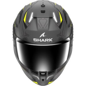 Casco integral SHARK Skwal i3 Link Antracita Mate / Amarillo / Negro - Imagen 3