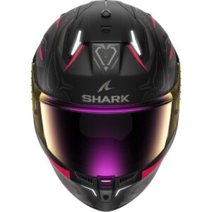 Casco integral SHARK Skwal i3 Link Negro Mate / Violeta / Antracita - Imagen 2