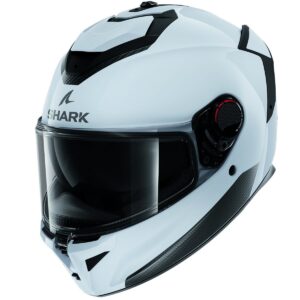 SHARK Spartan GT Pro Blank White Full-Face Helmet - Image 1