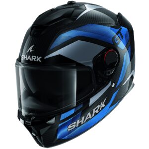 Casco integral SHARK Spartan GT Pro Carbon Ritmo Carbono / Azul / Chrom - Imagen 1