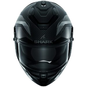 SHARK Spartan GT Pro Carbon Ritmo Carbon / Silver / Chrom Full-Face Helmet - Image 2