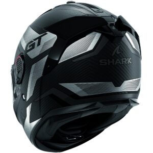 SHARK Spartan GT Pro Carbon Ritmo Carbon / Silver / Chrom Full-Face Helmet - Image 3