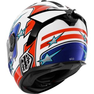 Casco integral SHARK Spartan GT Pro TLD Flagstaff Blanco / Rojo / Azul - Imagen 3