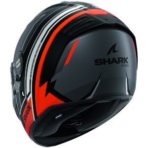 SHARK Spartan RS Byhron Mat Black / Orange / Chrom Full-Face Helmet - Image 2