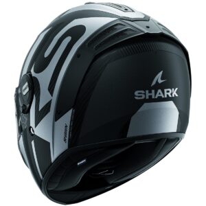 SHARK Spartan RS Carbon Shawn Mat Carbon / Black / Silver Full-Face Helmet - Image 3