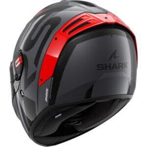 Casco integral SHARK Spartan RS Shawn Carbono / Naranja / Plata - Imagen 2
