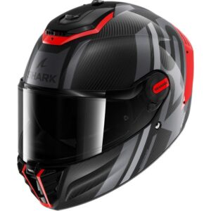 Casco integral SHARK Spartan RS Shawn Carbono / Naranja / Plata - Imagen 1