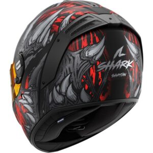 SHARK Spartan RS Shaytan MAT Black / Red / Anthracite Full-Face Helmet - Image 2