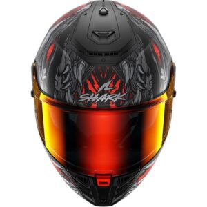 SHARK Spartan RS Shaytan MAT Black / Red / Anthracite Full-Face Helmet - Image 3