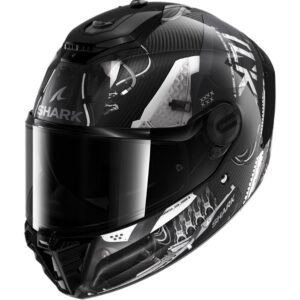 Casco integral SHARK Spartan RS Xbot Carbono / Antracita / Plata - Imagen 1