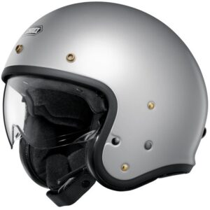 SHOEI J·O 2 Matt Light Silver Full-Face Helmet - Image 1