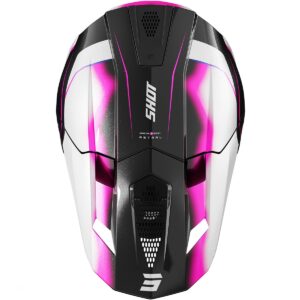 Casco de motocross SHOT Lite Astral Azul / Rosa - Imagen 4