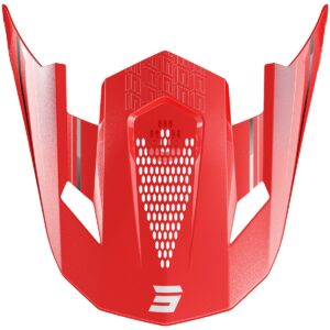 SHOT Lite Challenger Red Motocross Helmet - Image 5