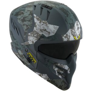 Casco integral SUOMY Armor Urban Squad Camouflage Gris Mate - Imagen 3