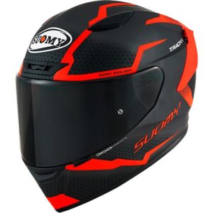 Casco integral SUOMY Track-1 Reaction Antracita Mate / Rojo - Imagen 1