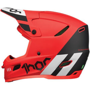 Casco de motocross THOR Reflex ECE Cube Rojo / Negro 2022 - Imagen 3