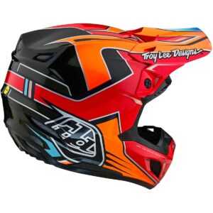 TROY LEE DESIGNS SE5 Composite Efix Fire Motocross Helmet - Image 4