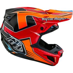 TROY LEE DESIGNS SE5 Composite Efix Fire Motocross Helmet - Image 5