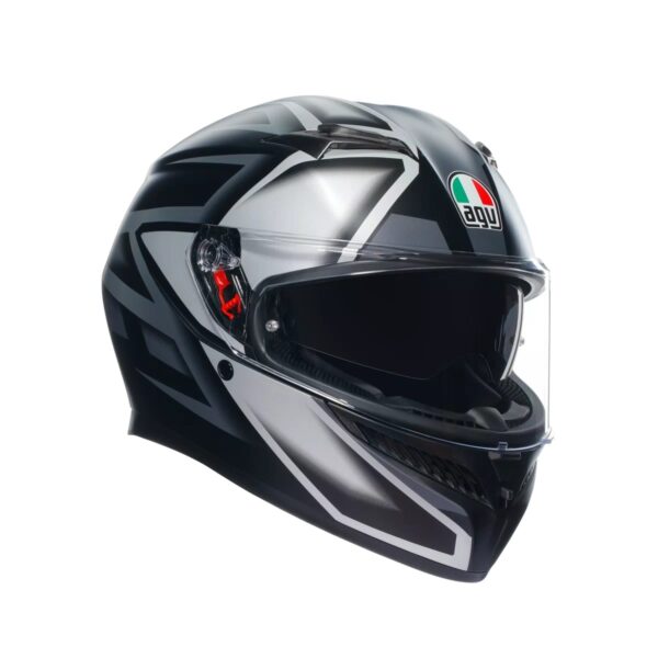 Casco integral AGV K3 Compound Negro Mate / Gris Casco integral AGV K3 Compound Negro Mate / Gris