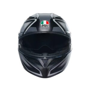 Casco integral AGV K3 Compound Negro Mate / Gris
