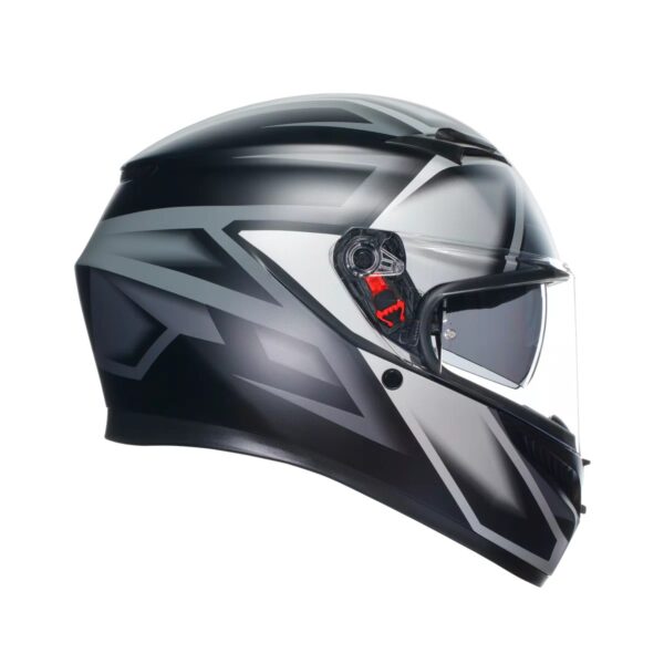 Casco integral AGV K3 Compound Negro Mate / Gris