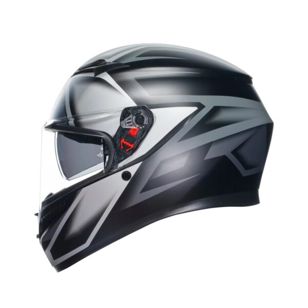 Casco integral AGV K3 Compound Negro Mate / Gris