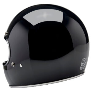 Casco integral BILTWELL Gringo Negro Brillo
