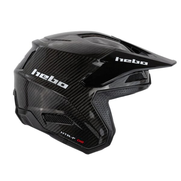 Casco jet HEBO Zone Race Carbon K3 Negro