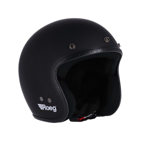 Casco jet ROEG Jett Solid Negro Mate